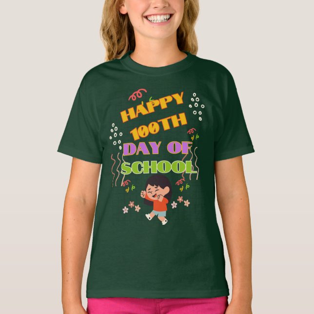 100th Day of School T-Shirt (Front)