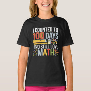 100th Day of School T-Shirt - Fun Math Celebration