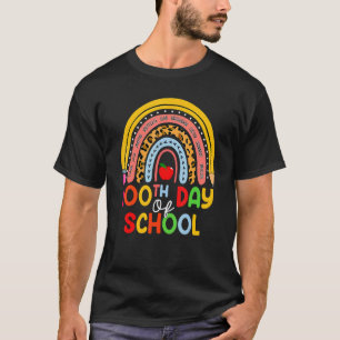 100th Day Of School Teacher 100 Days Smarter Boho  T-Shirt