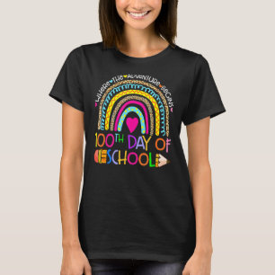 100th Day Of School Teacher 100 Days Smarter Boho  T-Shirt