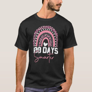 100th Day Of School Teacher 100 Days Smarter Boho T-Shirt