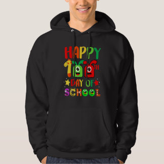 100th Day Of School Teacher 100 Days Smarter Rainb Hoodie