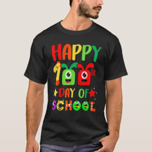100th Day Of School Teacher 100 Days Smarter Rainb T-Shirt