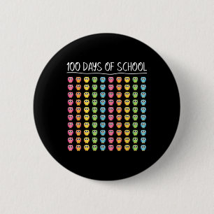 100th Day Of School Teacher Happy 100 Days Of Scho 2 Inch Round Button