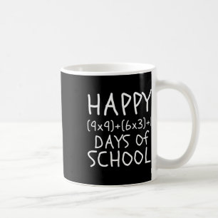 100th Day Of School Teacher Kids 100 Days Math For Coffee Mug