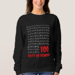 100th Day of School Teacher Kids 100 Days Math Num Sweatshirt<br><div class="desc">100th Day of School Teacher Kids 100 Days Math Numbers</div>
