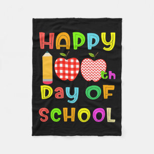 100th Day Of School Teacher Or Student Kids Fun Gi Fleece Blanket