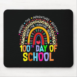 100th Day Of School Teacher Student 100 Days Smart Mouse Pad
