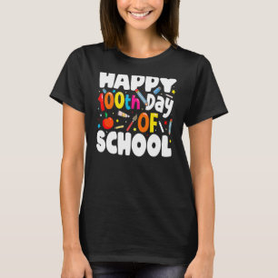 100th Day Of School Teachers Costume 100 Days Stud T-Shirt