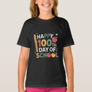 100th Day of School Teachers Happy 100 Days T-Shirt