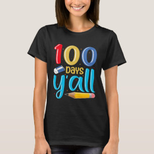 100th Day of School Teachers Kids Child Boys Happy T-Shirt