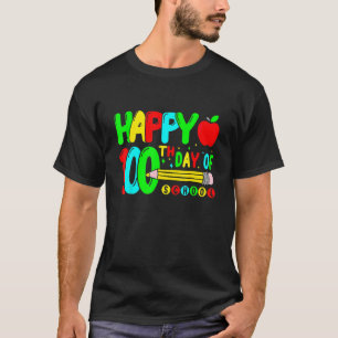 100th Day Of School Teachers Kids Child Happy 100  T-Shirt
