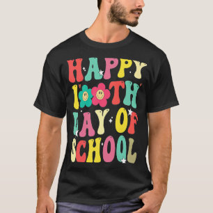 100th Day of School Teachers Kids Child Happy 100  T-Shirt