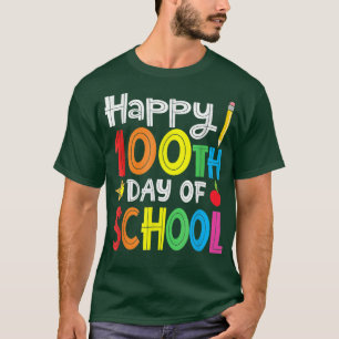 100th Day of School Teachers Kids Child Happy 100 T-Shirt