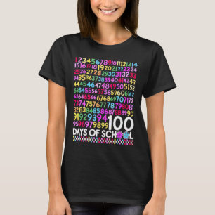 100th Day Of School Teachers Students 100 Days Mat T-Shirt