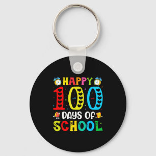 100th Day Of School Teachers Students 100 Days Of Keychain