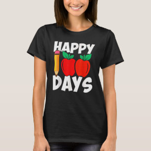 100th Day Of School Teachers Womens Girls 100 days T-Shirt