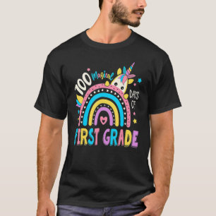 100th Day Of School Unicorn 100 Magical Days First T-Shirt