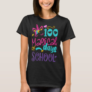 100th Day Of School Unicorn 100 Magical Days Teach T-Shirt