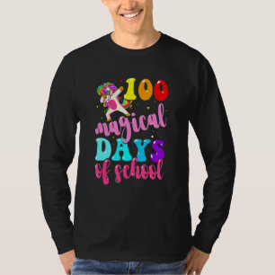 100th Day Of School Unicorn 100 Magical Days Teach T-Shirt
