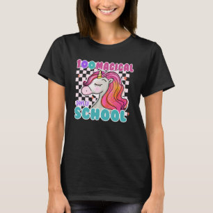 100th Day Of School Unicorn 100 Magical Days Teach T-Shirt