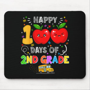 100th Days Of 2nd Grade 100 Days Toddler Girl  Mouse Pad