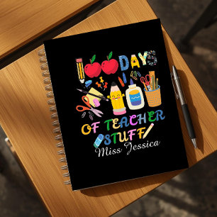 100th days of teacher stuff, 100th days at school  notebook