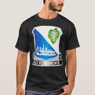 100th Infantry Battalion DUI wo Txt X T-Shirt