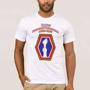 100th Infantry Battalion shoulder patch T-shirt
