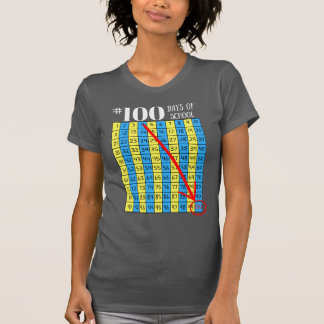 100th Jour de professeur de diagramme du T-shirt