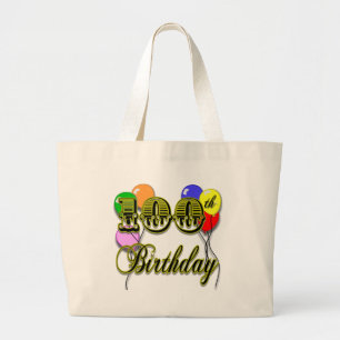 100th Sac fourre-tout à anniversaire avec des