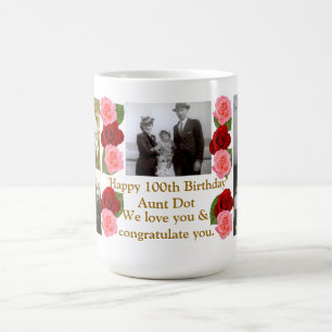 100th tasse heureuse d'anniversaire