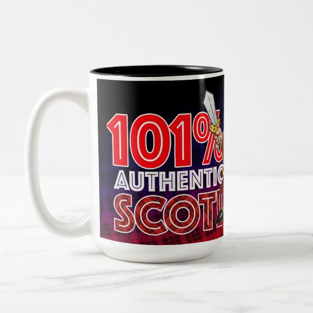 101% Authentic Scot Two-Tone Coffee Mug (Left)