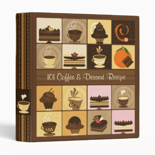 101 Coffee & Dessert Recipe Binder