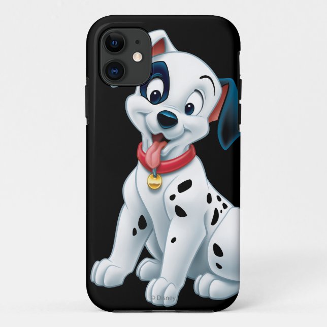 101 Dalmatian Patches Wagging his Tail Case-Mate iPhone Case (Back)