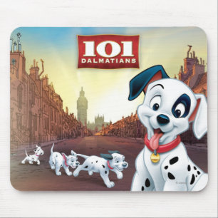 101 Dalmatian Patches Wagging his Tail Mouse Pad