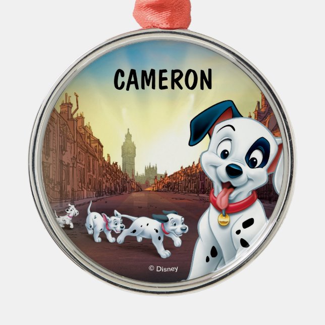 101 Dalmatians Metal Ornament (Front)