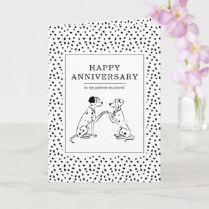 101 Dalmatians Photo Anniversary Card