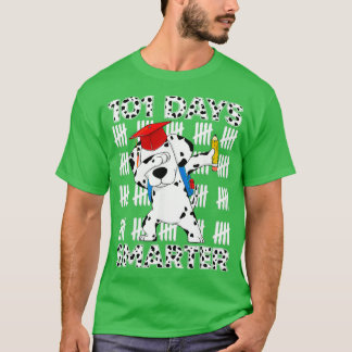 101 Days Of School Dalmatian Dog 100 Days Smarter T-Shirt