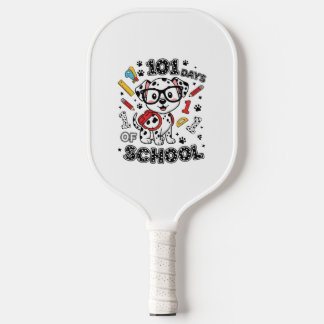 101 Days of School Dalmatian Pickleball Paddle