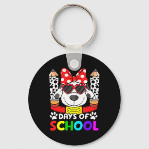 101 Days Of School Teacher Student 100 Days Smarte Keychain