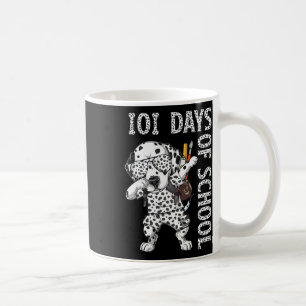 101 Days School Dabbing Dalmatian Dog Teachers Kid Coffee Mug
