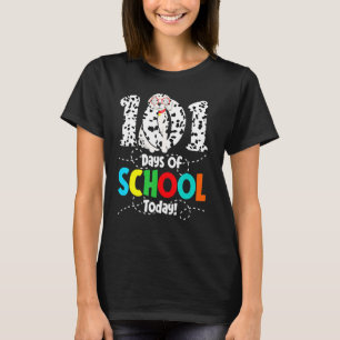 101 Days School Today Dog 100 Days Smarter Student T-Shirt