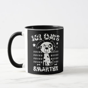 101 Days Smarter Dalmatian Dog Cute Dalmatian Pet Mug