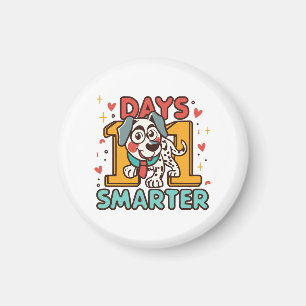 101 Days Smarter Dalmatian Dog Magnet