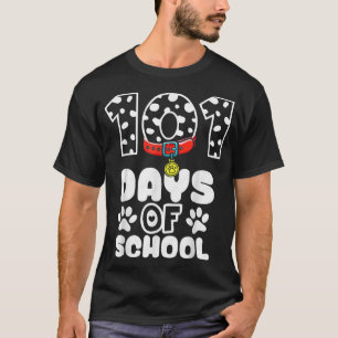 101 Days Smarter Shirt Dalmation Dog Teachers Kids