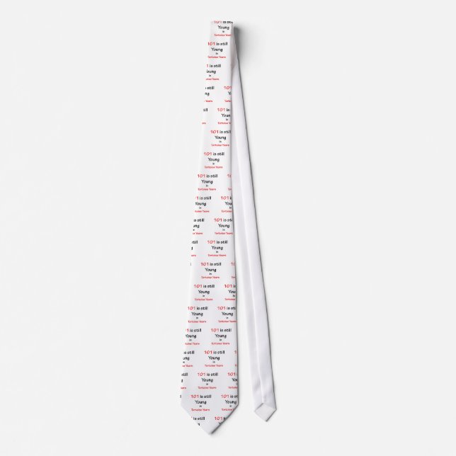 101 Tortoise Years Tie (Front)
