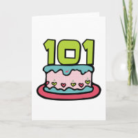 101 Year Old Birthday Cake