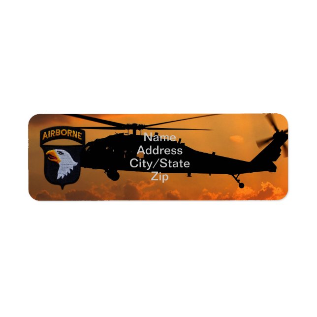 101e division aéroportée ABN criant un patch d'aig (Devant)