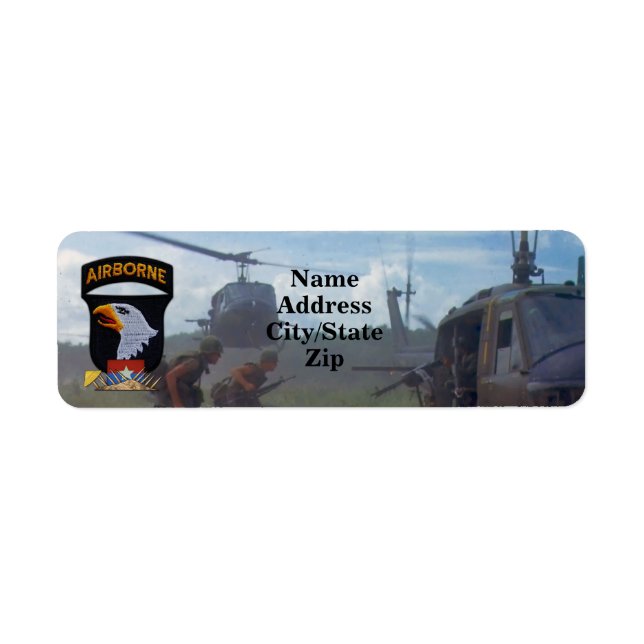 101e division aéroportée vietnam patch (Devant)
